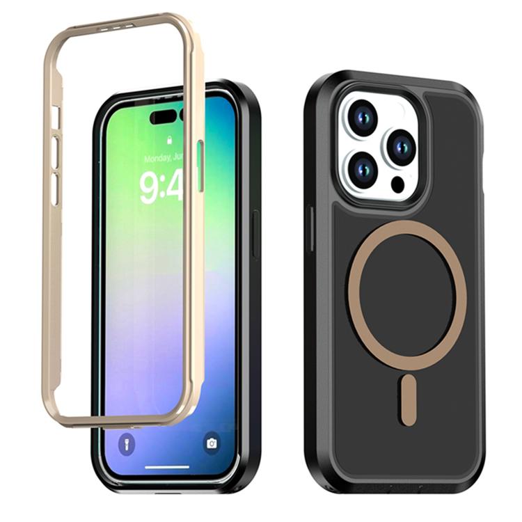 Custodia protettiva magnetica in silicone anti-caduta per telefono, For iPhone 16, For iPhone 15 Pro Max, For iPhone 15 Pro, For iPhone 14 Pro