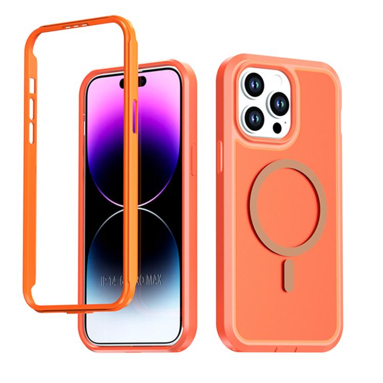 Custodia protettiva magnetica in silicone anti-caduta per telefono, For iPhone 14 Pro Max
