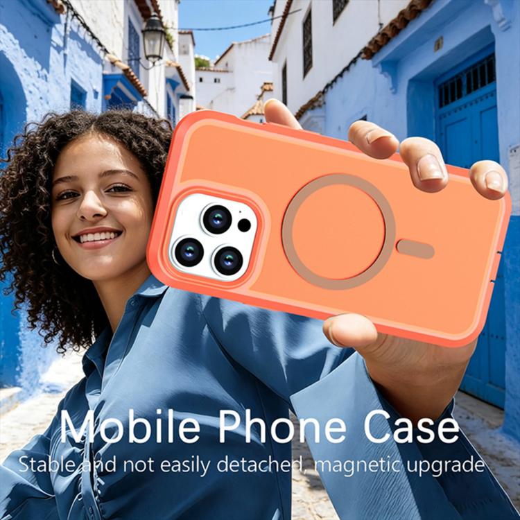 Custodia protettiva magnetica in silicone anti-caduta per telefono, For iPhone 14 Pro Max