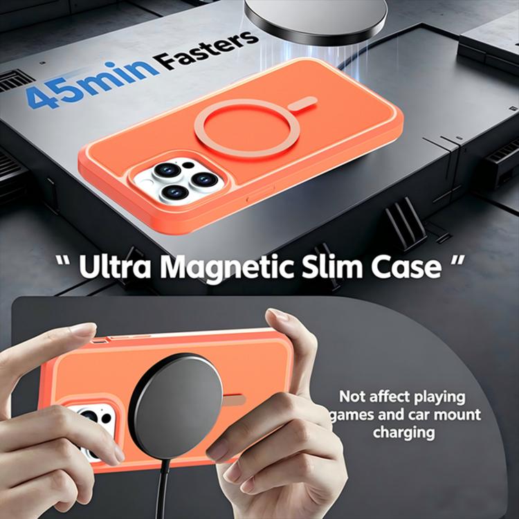 Custodia protettiva magnetica in silicone anti-caduta per telefono, For iPhone 14 Pro Max