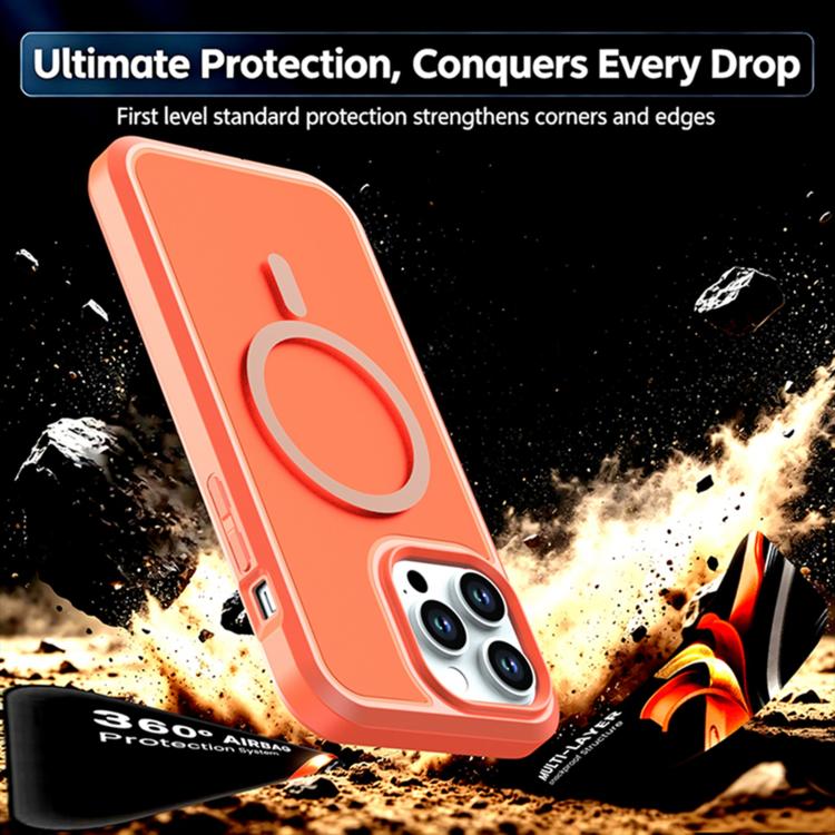 Custodia protettiva magnetica in silicone anti-caduta per telefono, For iPhone 14 Pro Max