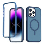 Custodia protettiva magnetica in silicone anti-caduta per telefono, For iPhone 14 Pro Max