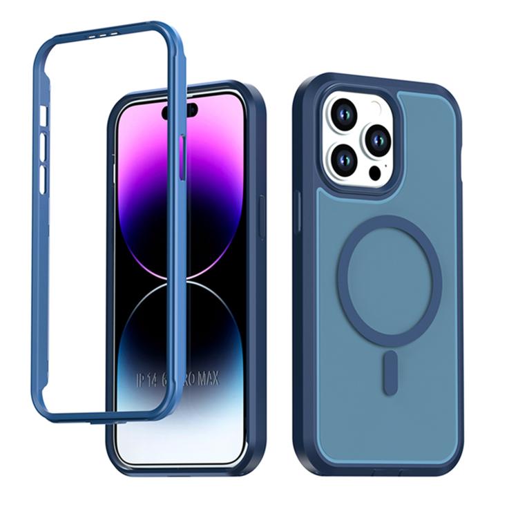 Custodia protettiva magnetica in silicone anti-caduta per telefono, For iPhone 14 Pro Max