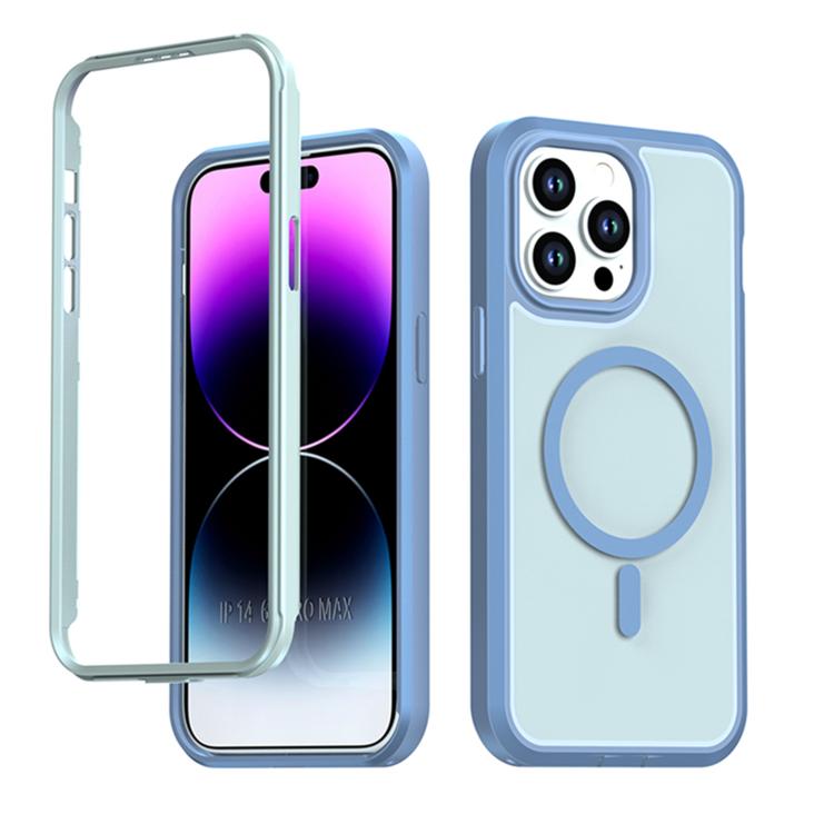 Custodia protettiva magnetica in silicone anti-caduta per telefono, For iPhone 14 Pro Max