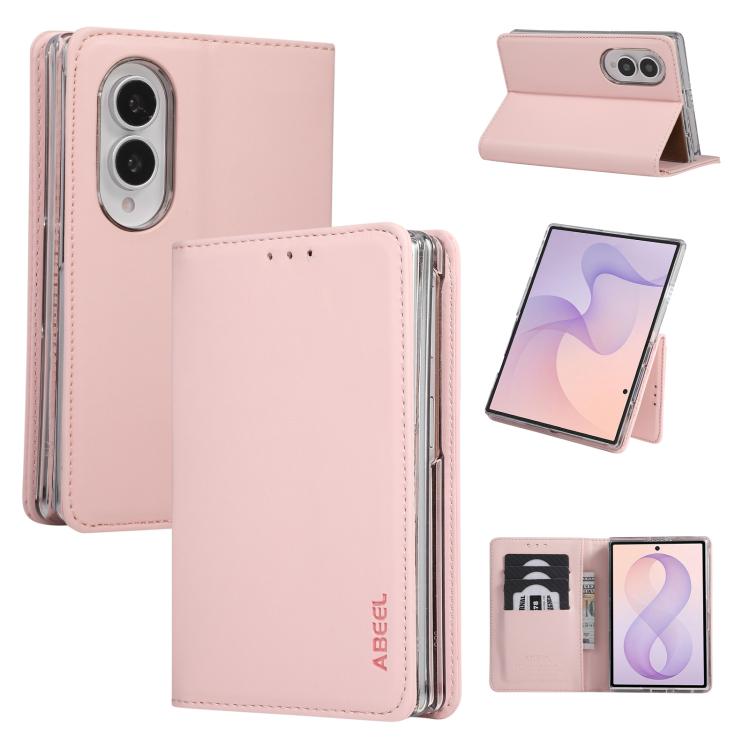AB01 Custodia per telefono in similpelle vegana con protezione RFID, For Galaxy Z Fold8 5G