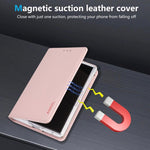 AB01 Custodia per telefono in similpelle vegana con protezione RFID, For Galaxy Z Fold8 5G