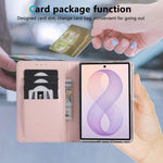 AB01 Custodia per telefono in similpelle vegana con protezione RFID, For Galaxy Z Fold8 5G