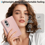AB01 Custodia per telefono in similpelle vegana con protezione RFID, For Galaxy Z Fold8 5G