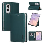 AB01 Custodia per telefono in similpelle vegana con protezione RFID, For Galaxy Z Fold8 5G