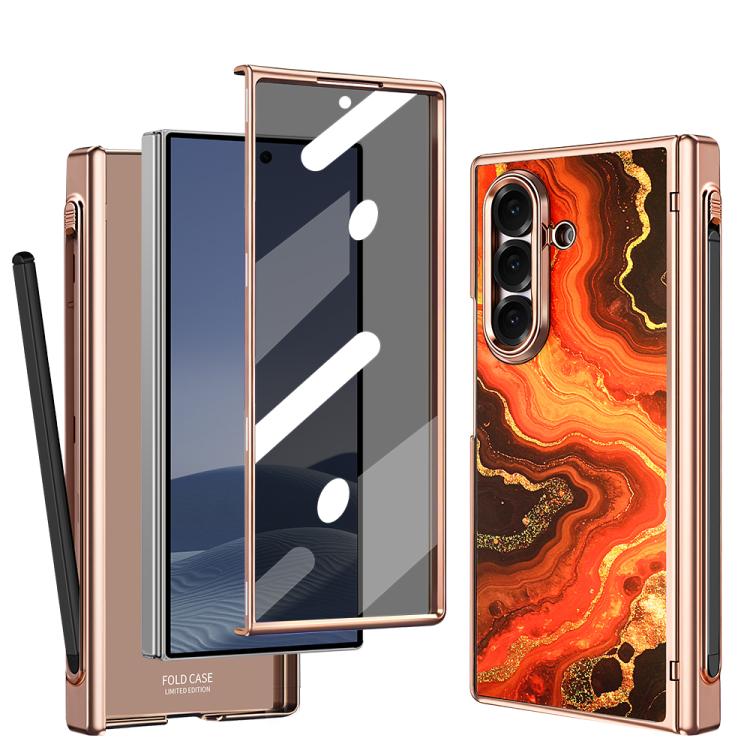 Custodia magnetica per telefono VIETAO serie Amber con protezione schermo per la privacy integrata e stilo., For Galaxy Z Fold8 Ultra 5G, For Samsung Galaxy Z Fold7 5G, For Samsung Galaxy Z Fold6 5G