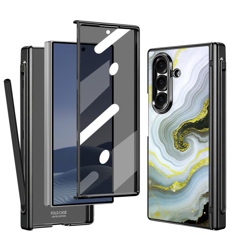 Custodia magnetica per telefono VIETAO serie Amber con protezione schermo per la privacy integrata e stilo., For Galaxy Z Fold8 Ultra 5G, For Samsung Galaxy Z Fold7 5G, For Samsung Galaxy Z Fold6 5G
