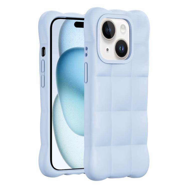 Custodia per telefono in silicone liquido effetto nuvola, For iPhone 15 Pro, For iPhone 15