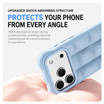 Custodia per telefono in silicone liquido effetto nuvola, For iPhone 15 Pro, For iPhone 15