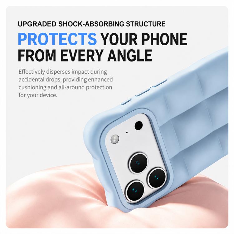 Custodia per telefono in silicone liquido effetto nuvola, For iPhone 15 Pro, For iPhone 15