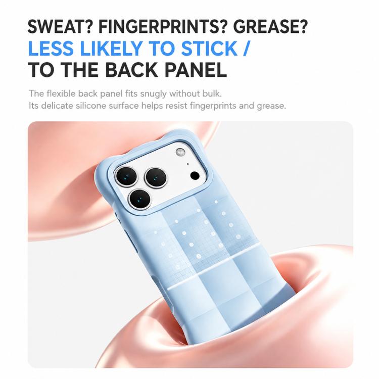 Custodia per telefono in silicone liquido effetto nuvola, For iPhone 15 Pro, For iPhone 15