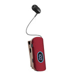 K93 Auricolare Bluetooth retrattile con display digitale, riduzione del rumore e microfono lavalier, ideale per il business, con display digitale, microfono lavalier e funzione di riduzione del rumore.