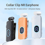 K93 Auricolare Bluetooth retrattile con display digitale, riduzione del rumore e microfono lavalier, ideale per il business, con display digitale, microfono lavalier e funzione di riduzione del rumore.