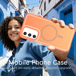 Custodia protettiva magnetica in silicone anti-caduta per telefono, For Galaxy A17 / A16 / A26 5G