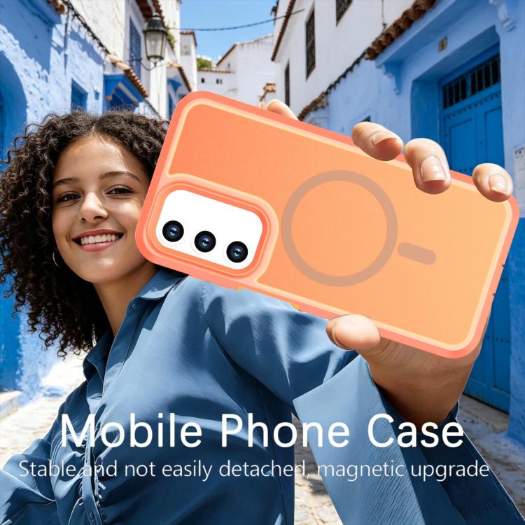 Custodia protettiva magnetica in silicone anti-caduta per telefono, For Galaxy A17 / A16 / A26 5G