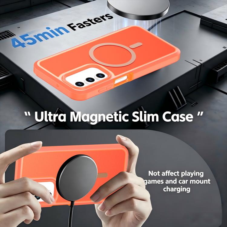 Custodia protettiva magnetica in silicone anti-caduta per telefono, For Galaxy A17 / A16 / A26 5G
