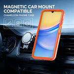 Custodia protettiva magnetica in silicone anti-caduta per telefono, For Galaxy A17 / A16 / A26 5G
