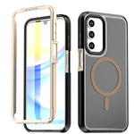 Custodia protettiva magnetica in silicone anti-caduta per telefono, For Galaxy A17 / A16 / A26 5G