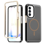 Custodia protettiva magnetica in silicone anti-caduta per telefono, For Galaxy A18 5G / 4G, For Galaxy A57 5G, For Galaxy A37 / A36 / A56 5G, For Galaxy A27 5G