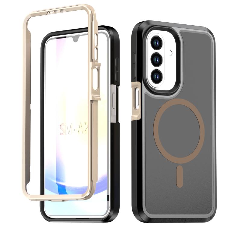Custodia protettiva magnetica in silicone anti-caduta per telefono, For Galaxy A18 5G / 4G, For Galaxy A57 5G, For Galaxy A37 / A36 / A56 5G, For Galaxy A27 5G
