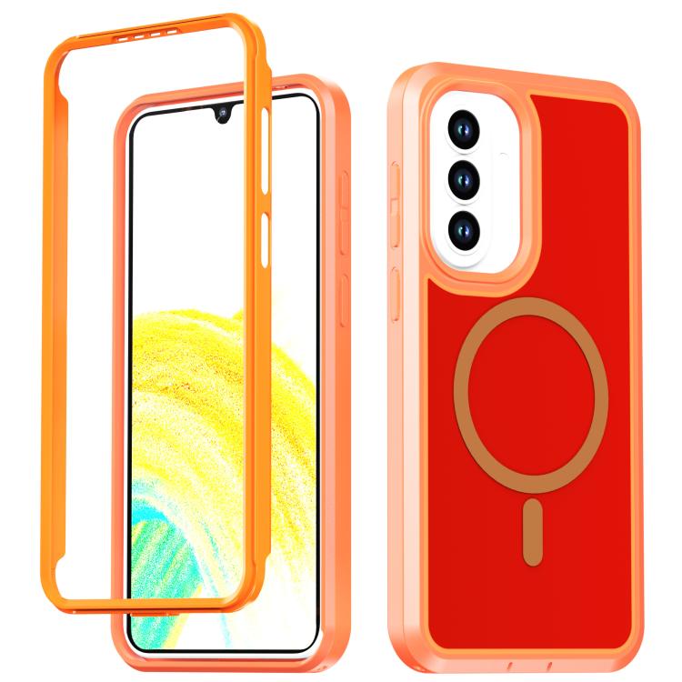 Custodia protettiva magnetica in silicone anti-caduta per telefono, For Galaxy A18 5G / 4G, For Galaxy A57 5G, For Galaxy A37 / A36 / A56 5G, For Galaxy A27 5G