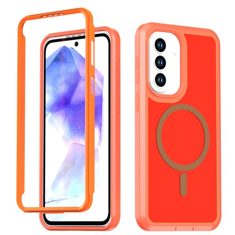 Custodia protettiva magnetica in silicone anti-caduta per telefono, For Galaxy A18 5G / 4G, For Galaxy A57 5G, For Galaxy A37 / A36 / A56 5G, For Galaxy A27 5G