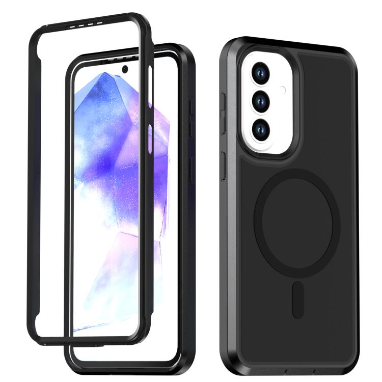 Custodia protettiva magnetica in silicone anti-caduta per telefono, For Galaxy A18 5G / 4G, For Galaxy A57 5G, For Galaxy A37 / A36 / A56 5G, For Galaxy A27 5G