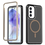 Custodia protettiva magnetica in silicone anti-caduta per telefono, For Galaxy A18 5G / 4G, For Galaxy A57 5G, For Galaxy A37 / A36 / A56 5G, For Galaxy A27 5G