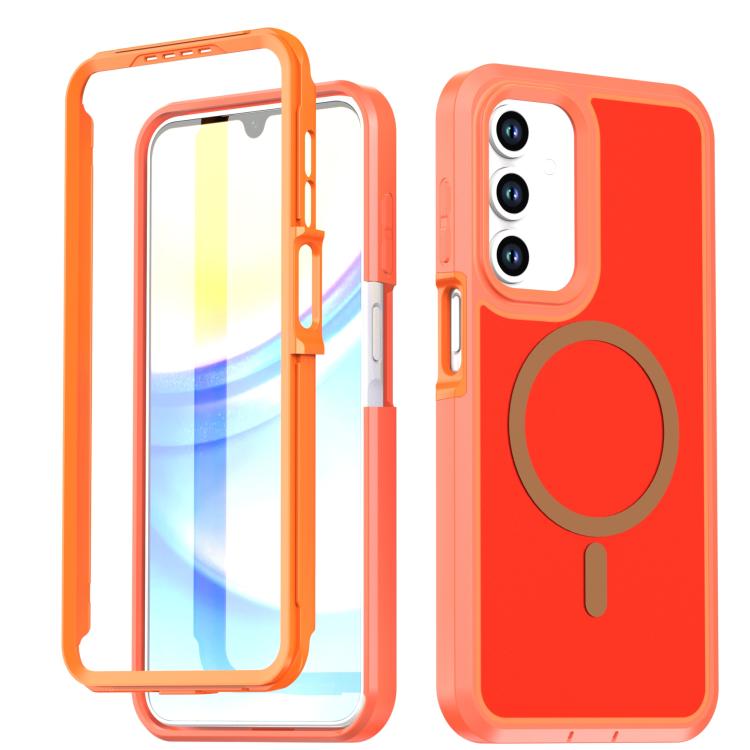 Custodia protettiva magnetica in silicone anti-caduta per telefono, For Galaxy A18 5G / 4G, For Galaxy A57 5G, For Galaxy A37 / A36 / A56 5G, For Galaxy A27 5G