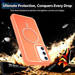 Custodia protettiva magnetica in silicone anti-caduta per telefono, For Galaxy A18 5G / 4G, For Galaxy A57 5G, For Galaxy A37 / A36 / A56 5G, For Galaxy A27 5G