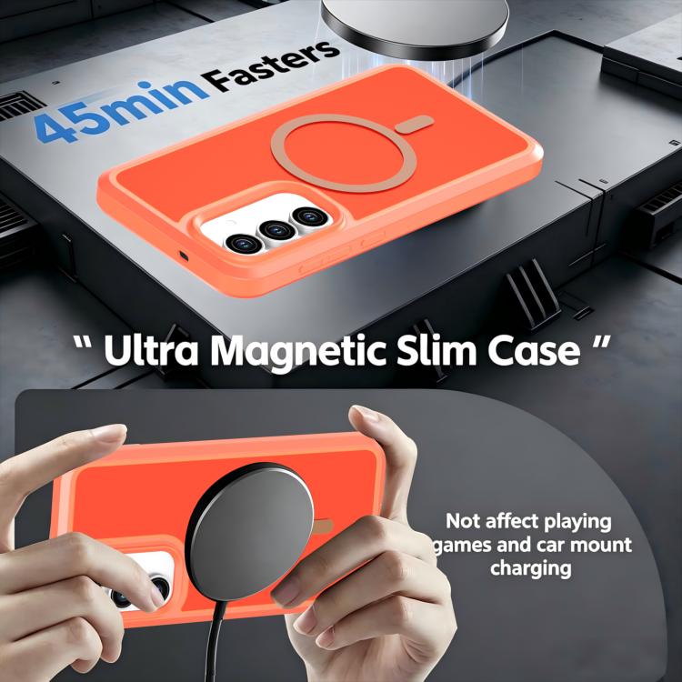 Custodia protettiva magnetica in silicone anti-caduta per telefono, For Galaxy S26 / S25 FE 5G, For Galaxy S26+ 5G, For Galaxy S26 Ultra 5G, For Galaxy S26 5G