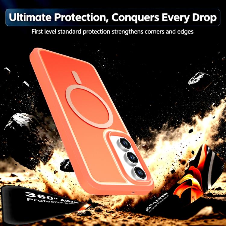 Custodia protettiva magnetica in silicone anti-caduta per telefono, For Galaxy S26 / S25 FE 5G, For Galaxy S26+ 5G, For Galaxy S26 Ultra 5G, For Galaxy S26 5G