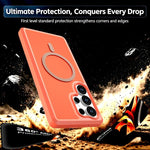 Custodia protettiva magnetica in silicone anti-caduta per telefono, For Galaxy S25 Ultra 5G