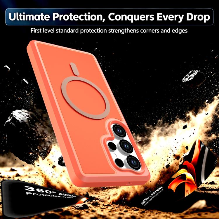Custodia protettiva magnetica in silicone anti-caduta per telefono, For Galaxy S25 Ultra 5G