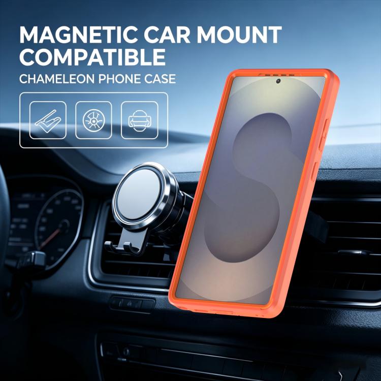 Custodia protettiva magnetica in silicone anti-caduta per telefono, For Galaxy S25 Ultra 5G