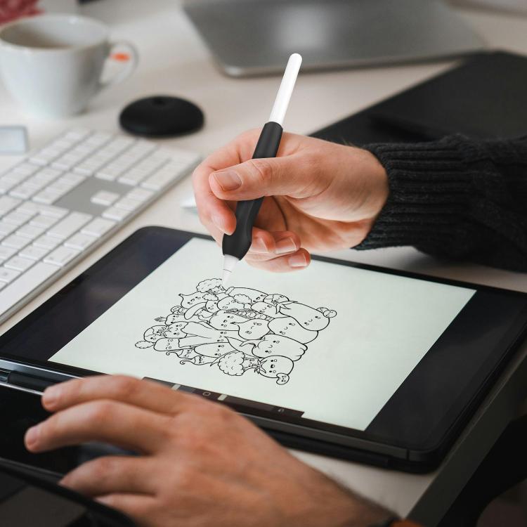 DUX DUCIS Stoyobe Serie AP-III - Impugnatura in silicone tinta unita, For Apple Pencil Pro / USB-C / 2