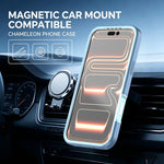 Custodia protettiva magnetica in silicone anti-caduta per telefono con supporto girevole a 360°, For iPhone 18 Pro, For iPhone 18 Pro Max, For iPhone 17 Pro Max, For iPhone 17 Pro