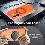 Custodia protettiva magnetica in silicone anti-caduta per telefono con supporto girevole a 360°, For iPhone 17, For iPhone 16 Pro Max, For iPhone 16 Pro, For iPhone 16 Plus, For iPhone 16, For iPhone 15 Pro Max