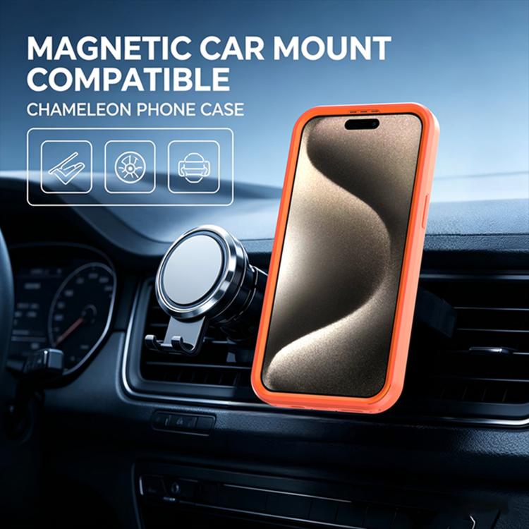 Custodia protettiva magnetica in silicone anti-caduta per telefono con supporto girevole a 360°, For iPhone 15 Pro, For iPhone 14 Pro, For iPhone 14 Pro Max