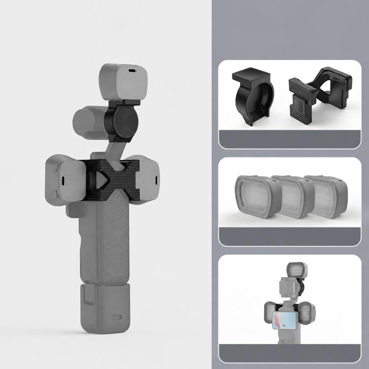 Supporto magnetico NEEWER per luce di riempimento per action camera DJI Osmo Pocket 3., Single Light with Mount, Dual Light with Mount, Triple Light with Mount, Fill Light Filter Kit, Dual Light Kit, Black Single Light with Mount                       ...