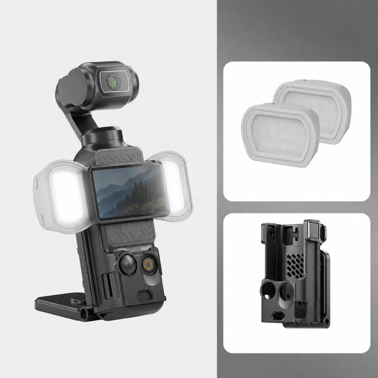 Supporto magnetico NEEWER per luce di riempimento per action camera DJI Osmo Pocket 3., Single Light with Mount, Dual Light with Mount, Triple Light with Mount, Fill Light Filter Kit, Dual Light Kit, Black Single Light with Mount                       ...