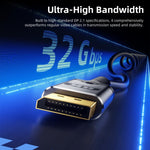 Cavo a spirale DOONJIEY da Type-C a DisplayPort 2.1 UHD 8K 60Hz per mirroring