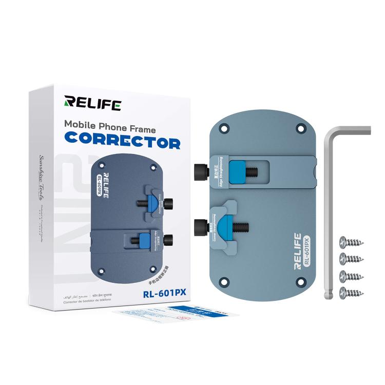 RELIFE RL-601PX Correttore di bordi a doppia stazione per iPhone: bordi piatti e angoli arrotondati, RELIFE RL-601PX