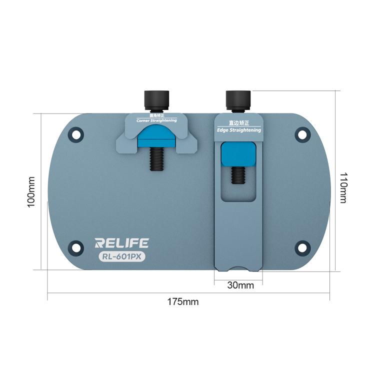 RELIFE RL-601PX Correttore di bordi a doppia stazione per iPhone: bordi piatti e angoli arrotondati, RELIFE RL-601PX