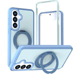 Custodia protettiva magnetica in silicone anti-caduta per telefono con supporto girevole a 360°, For Galaxy S26 / S25 FE 5G, For Galaxy S26+ 5G, For Galaxy S26 Ultra 5G, For Galaxy S26 5G, For Galaxy S25 Ultra 5G