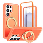 Custodia protettiva magnetica in silicone anti-caduta per telefono con supporto girevole a 360°, For Galaxy S26 / S25 FE 5G, For Galaxy S26+ 5G, For Galaxy S26 Ultra 5G, For Galaxy S26 5G, For Galaxy S25 Ultra 5G